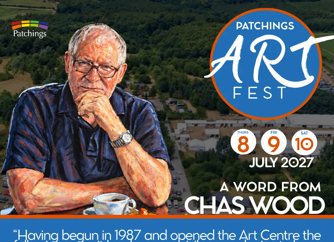 Patchings Art Fest 8–10 July 2027 poster