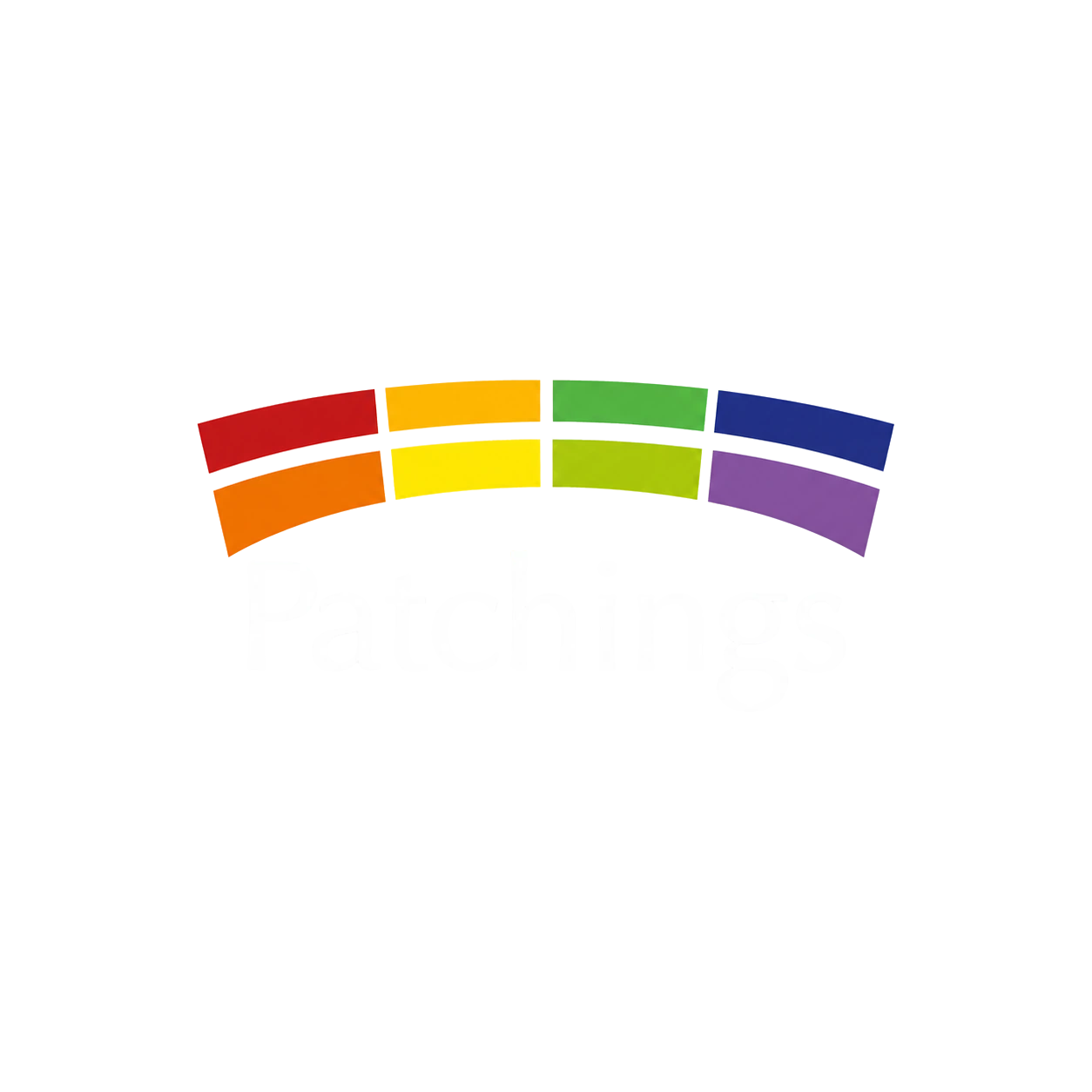 Patchings Art Centre logo (white)